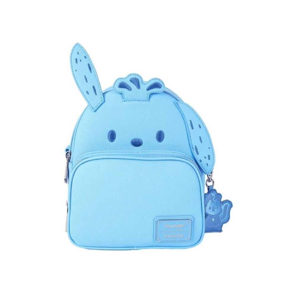 Sanrio Pochacco Cosplay Convertible Mini Backpack & Crossbody Bag Loungefly NWT - Picture 2 of 10